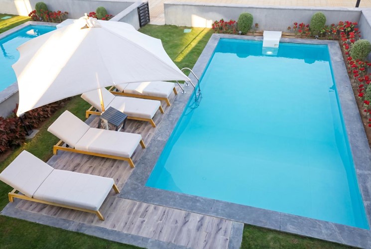 luxury beachfront villa sharm 8 guests